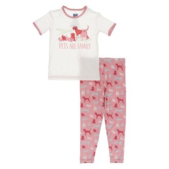 KicKee Pants Boys Footie Pajama 6 Years Bark
