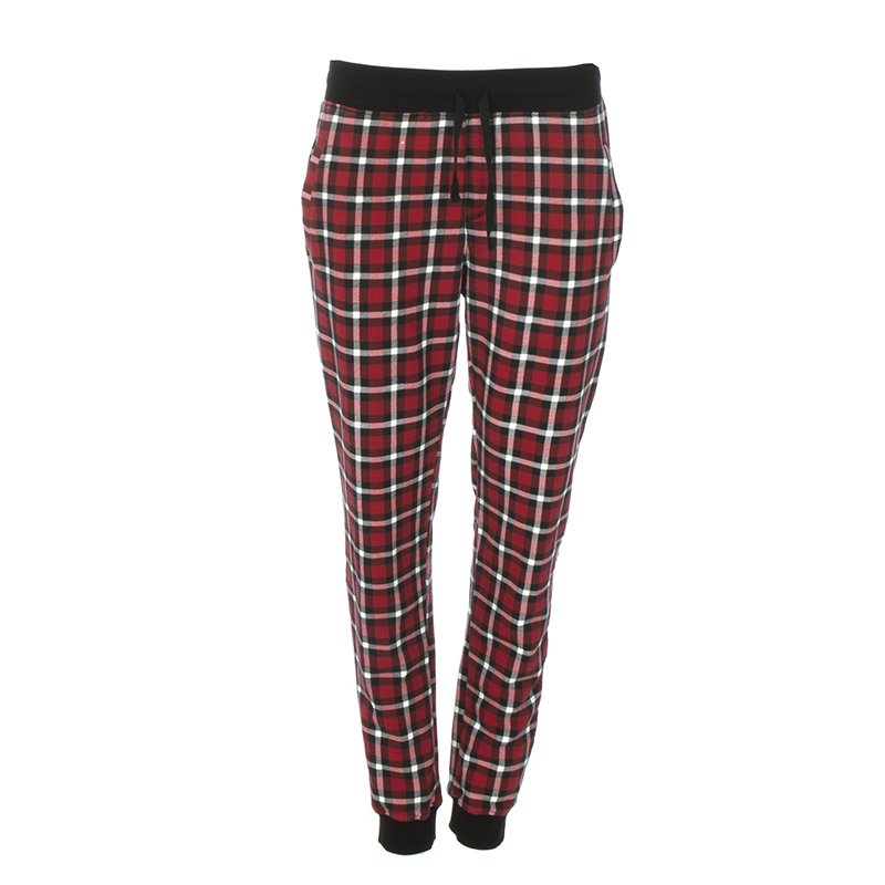 plaid mens joggers