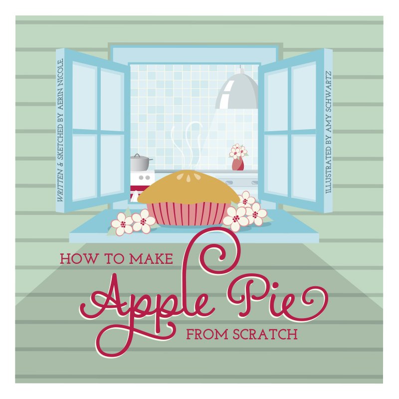 book how to make apple pie from scratch