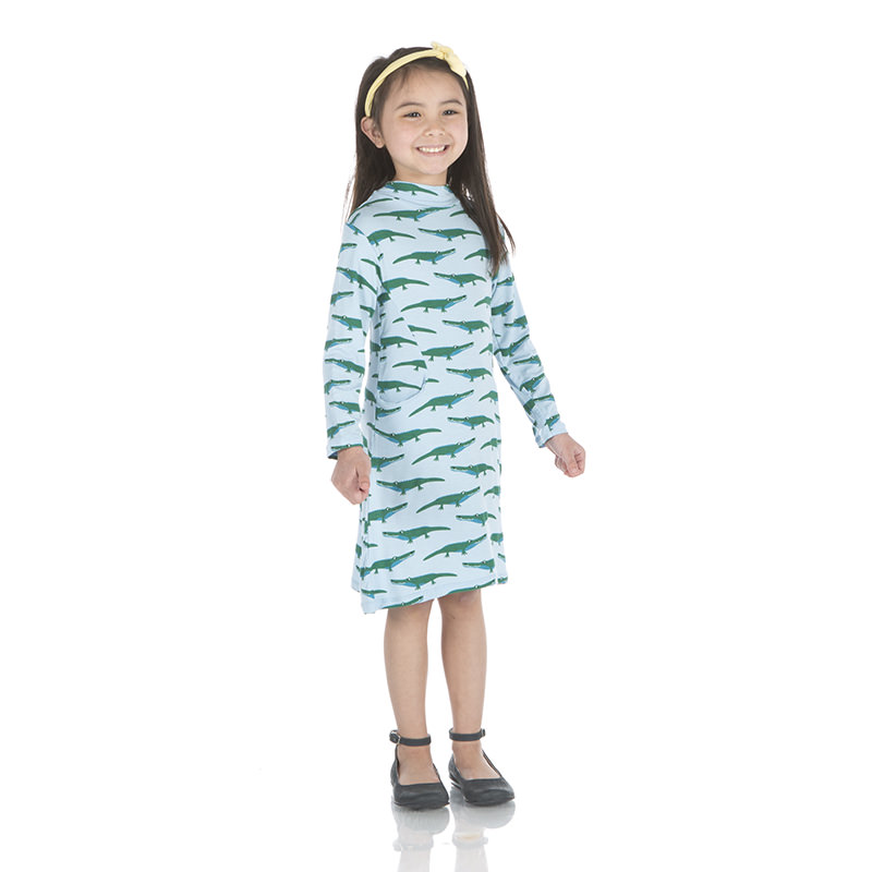 Mock Turtleneck Dress
