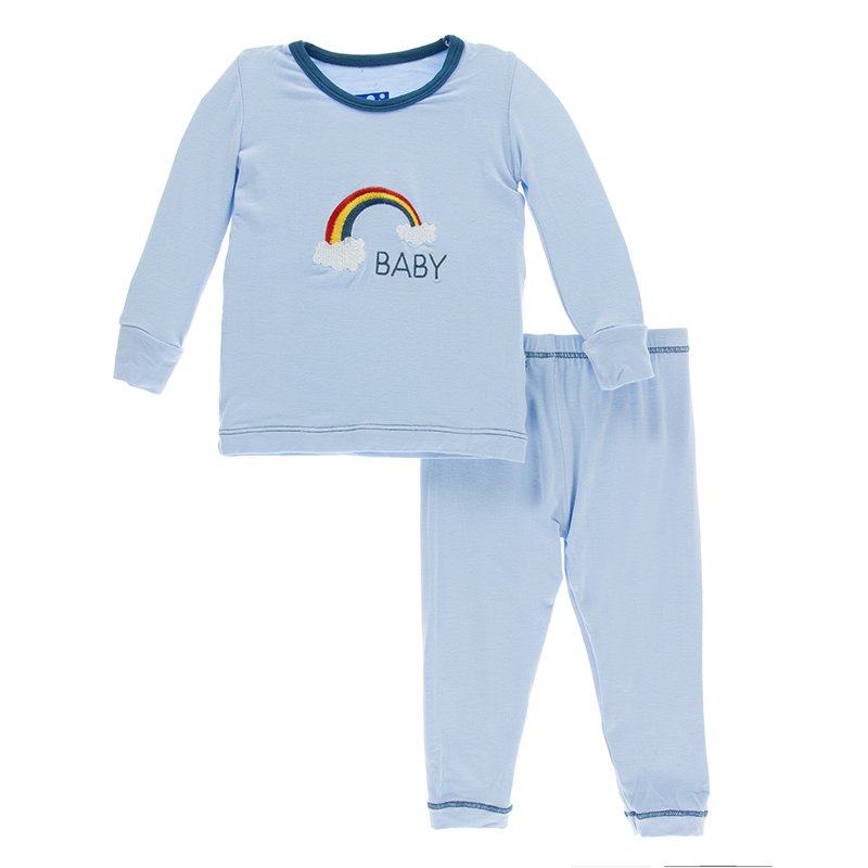 rainbow pajamas baby