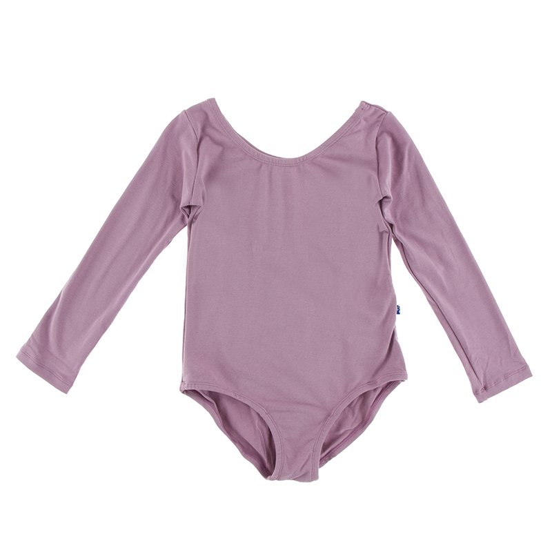 KicKee Pants Bamboo Print Long Sleeve Performance Jersey Leotard KicKee Pants Bamboo Print Long Sleeve Performance Jersey Leotard