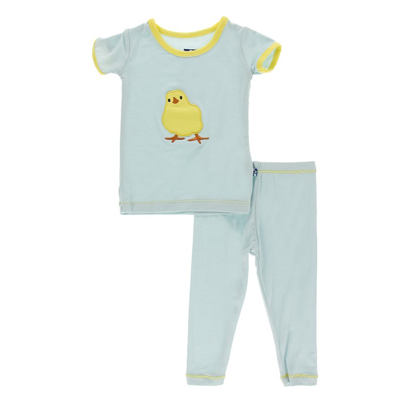 fuzzy short pajama set