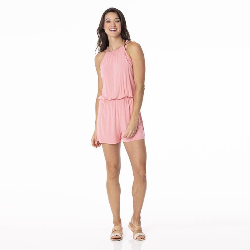 strawberry romper womens