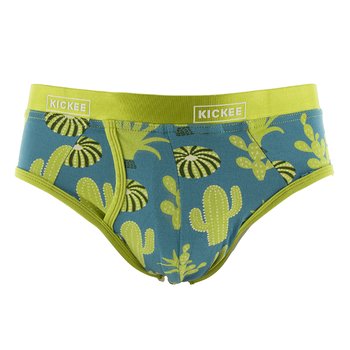 Seagrass Cactus - XL-12//14 Kickee Pants Print Mexico Romper